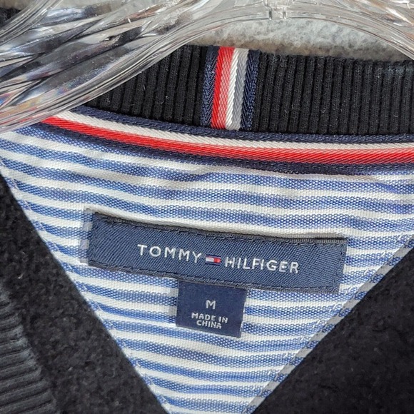 Tommy Hilfiger Womens Sweatshirt Flag Spell Out Pullover Long Sleeve M - Picture 7 of 9